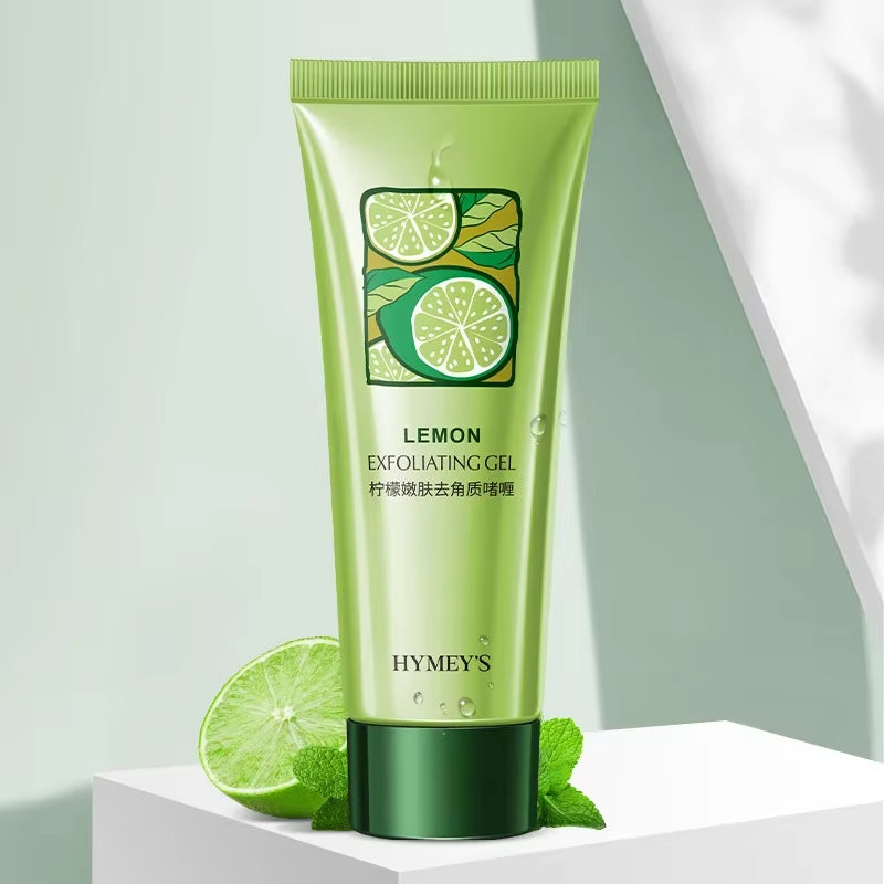 Deep Cleaning Lemon Exfoliating Skin Rejuvenating Gel Facial Scrub Dead Skin Removing Oil-Control Moisturizing Gel Skin Care