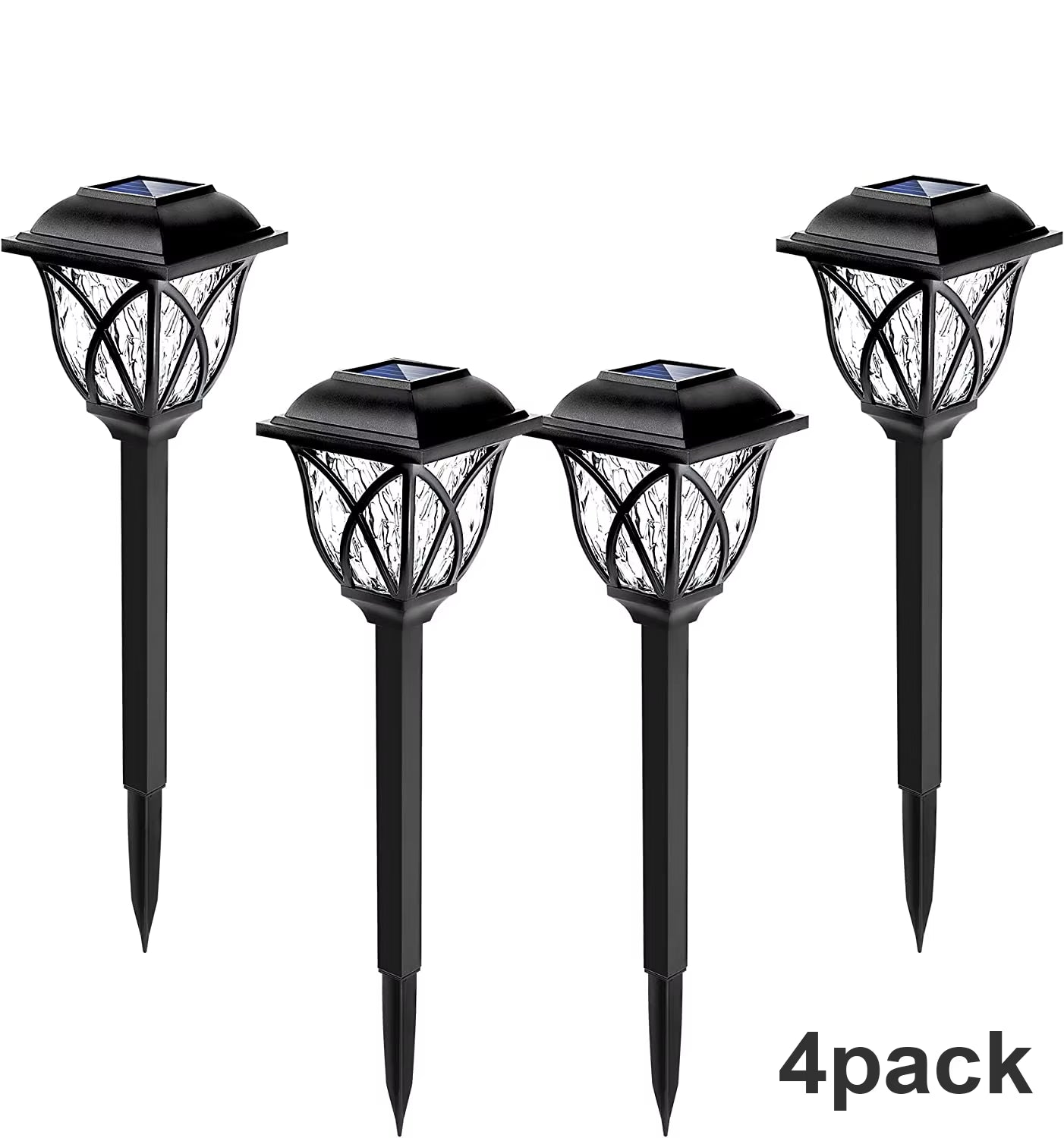 10 Pack Solar Yard Lights Bright Lawn Lights Outdoor Waterproof Led Solar Pathway Lights Landscape Path Lights