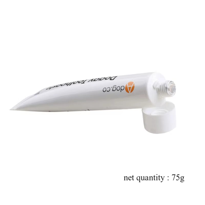 Pet Toothbrush Set Pet Supplies Dog Toothpaste Toothbrush Oral Care Set for Cats and Dogs Vanilla Beef Flavor Pet Cleaning Tooth