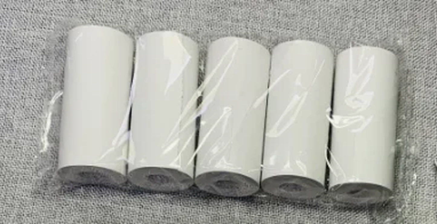 Portable Mini Thermal Photo Printer Cordless Label Printer Rechargeable Design Compact for Text Photos and Symbols for Printing