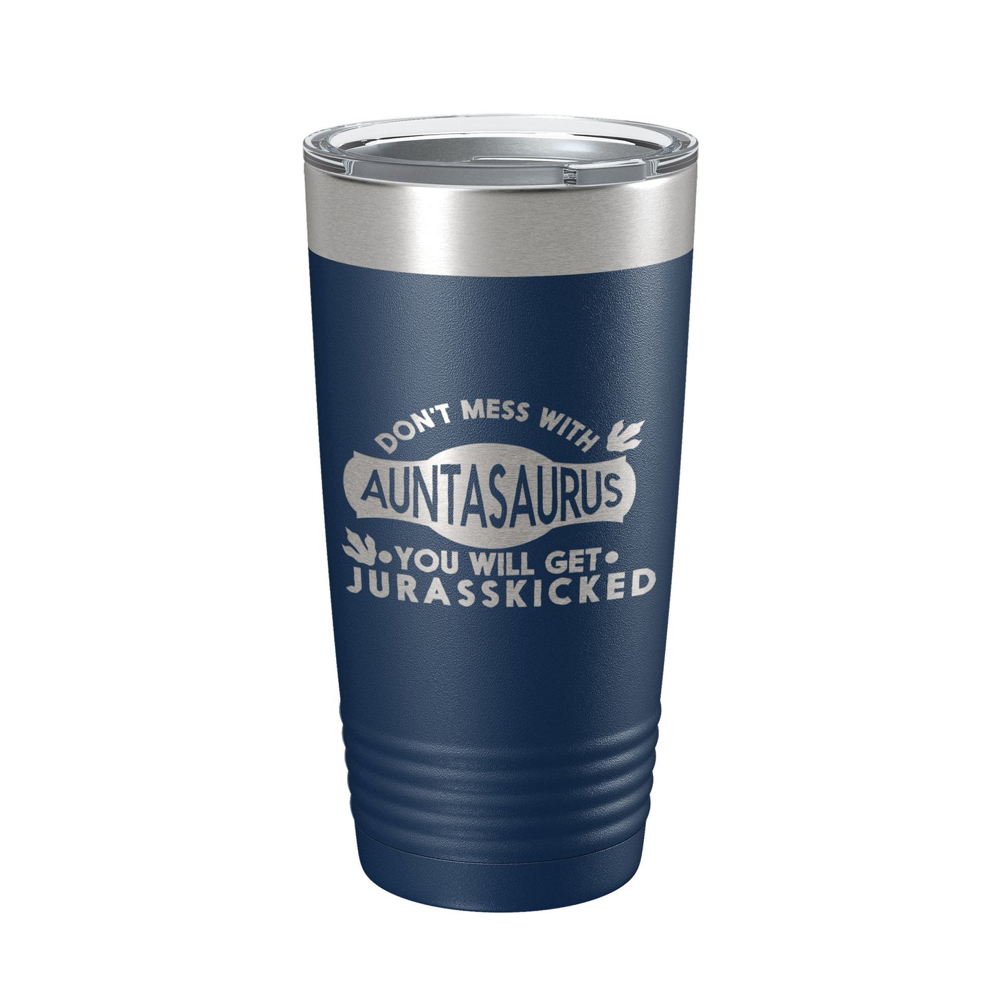 Auntasaurus Tumbler Funny Aunt Gift Travel Mug Jurassic Insulated Laser Engraved Coffee Cup Dinosaur 20 oz-8