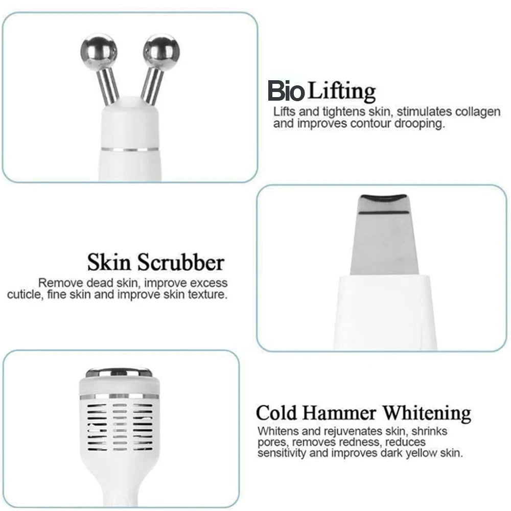 6/7 In1 H2-O2 Hydro Dermabrasion Microdermabrasion Bio-Lifting Spa Facial Ance Pore Cleaner Facial Bubble Machine