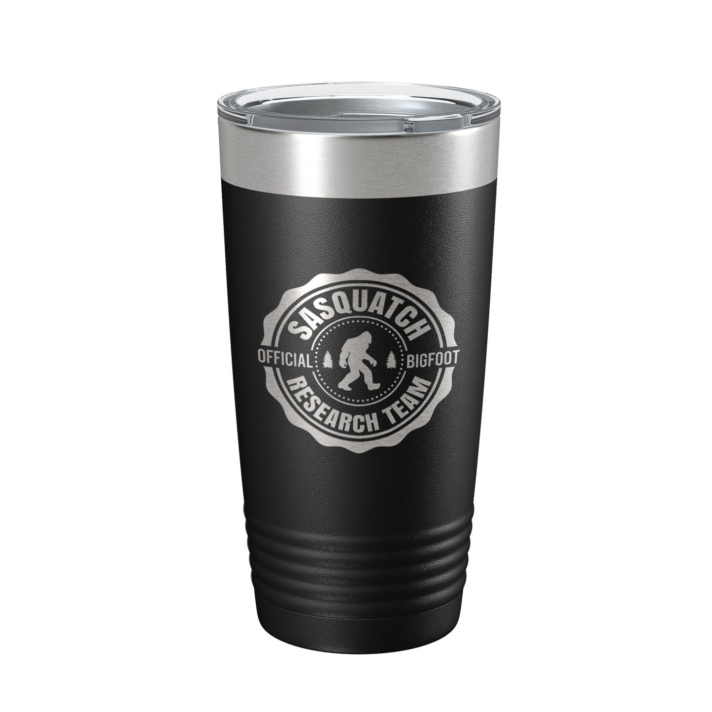 Sasquatch Tumbler Bigfoot Research Team Travel Mug Gift Camping Outdoors Insulated Laser Engraved Coffee Cup 20 oz-0