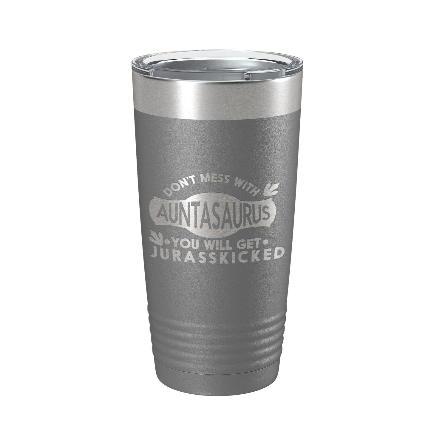 Auntasaurus Tumbler Funny Aunt Gift Travel Mug Jurassic Insulated Laser Engraved Coffee Cup Dinosaur 20 oz-16