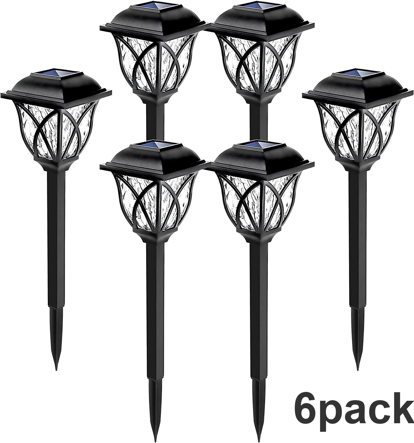 10 Pack Solar Yard Lights Bright Lawn Lights Outdoor Waterproof Led Solar Pathway Lights Landscape Path Lights