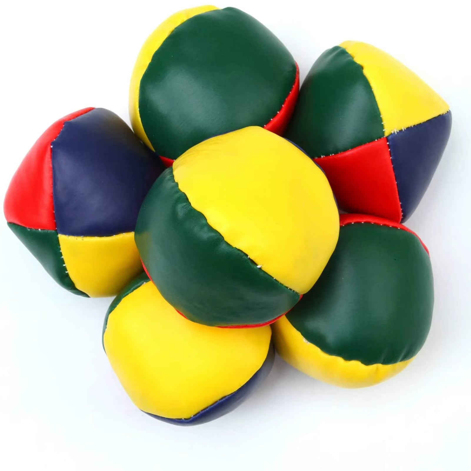 6PCS Smooth Durable Juggle Ball Juggling Balls Set for Beginners Learn to Juggle Beginner Kit Circus Children Kids Outdoor Toy