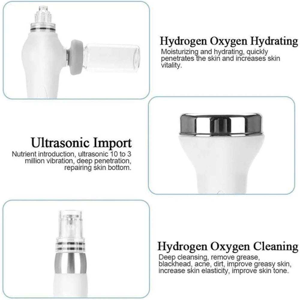 6/7 In1 H2-O2 Hydro Dermabrasion Microdermabrasion Bio-Lifting Spa Facial Ance Pore Cleaner Facial Bubble Machine
