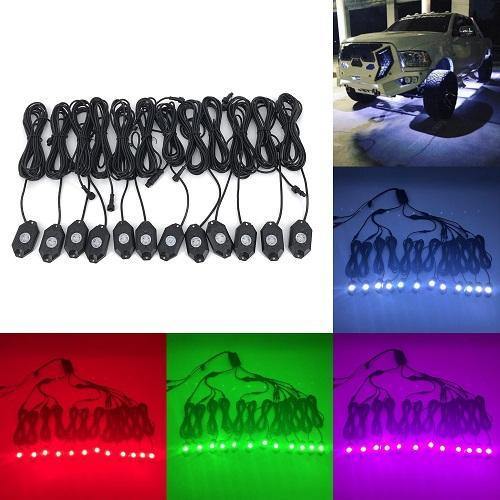 RGB jeep rock lights (12 packs )-0